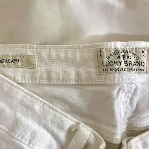 Lucky Brand Lolita Capri White - Picture 4 of 4